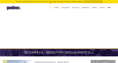 Desktop Screenshot of geodimex.pl