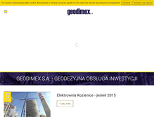 Tablet Screenshot of geodimex.pl